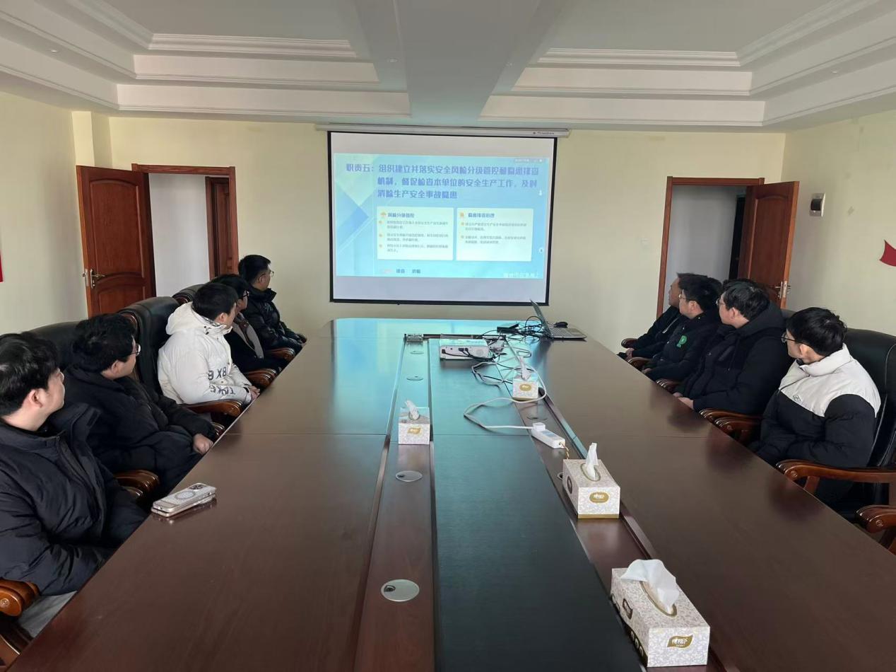 公司组织收看企业负责人安全生产法定职责解读直播-